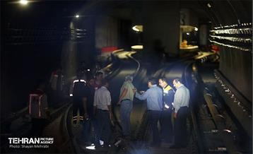 تست گرم بخش شمالی خط ۶ مترو تهران 12