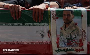 مراسم تشییع پیکر مطهر سرباز شهید ماهان ستاره 35