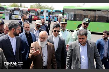 رونمایی از ۱۰۰ دستگاه اتوبوس ناوگان حمل و نقل عمومی شهر تهران 20