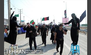 ارائه خدمات نیرو های خادم الحسین (ع) در مرز شلمچه 33