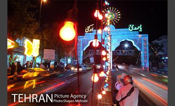 آذین بندی خیابانها در آستانه نیمه شعبان  5