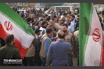 تمرین سراسری زلزله در بوستان ولایت 12