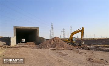 پیشرفت فیزیکی خط مترو پرند 9