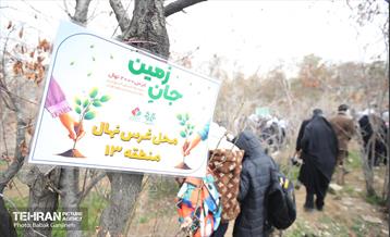 غرس 2000 نهال در بوستان جنگلی سرخه‌ حصار 13