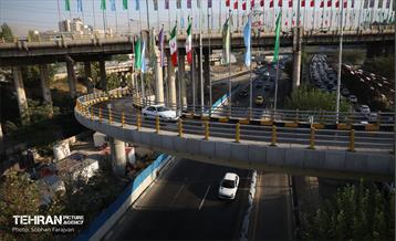 بهره‌برداری از دوربرگردان غیرهمسطح شمال به شمال بزرگراه چمران 4