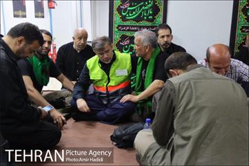 بازدید رییس ستاد اربعین شهرداری تهران از مرکز اسکان خادمین حسین 3