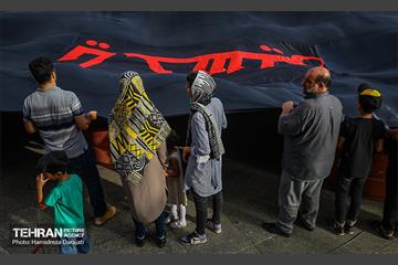 اهتزاز اَبَر پرچم متبرک ابا عبدالله حسین(ع) 23