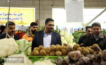 بازدید مدیرعامل سازمان تره‌وبار از میادین میوه 12
