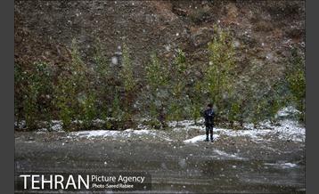 بارش نخستین برف پاییزی در تهران 23