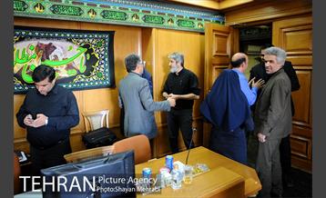 جلسه ستاد عالى برنامه سوم شهردارى تهران با حضور شهردار و رئیس شورای شهر تهران 45