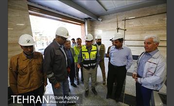 بازدید مدیرعامل متروی تهران از بخش میانی خط 7 مترو 4