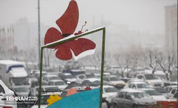 بارش برف زمستانی در تهران 7