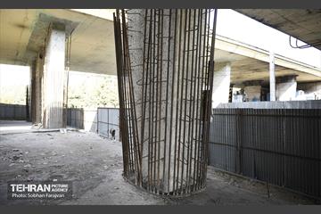پروژه مقاوم‌سازی پل تقاطع بزرگراه همت و شیخ فضل الله نوری 13