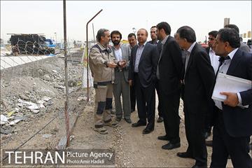 بازدید شهردار تهران از پروژه در حال ساخت شهر آفتاب 6