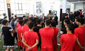 بازدید شهردار تهران از کمپ تیم‌های ملی فوتبال 45