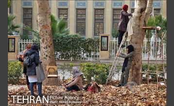 سومین رویداد هنری "پاییز برگ" در میدان مشق 23