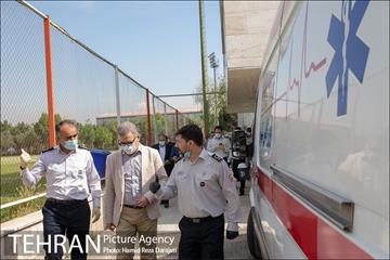 بازدید مدیرکل دفتر شهردار تهران از مرکز آموزش های آتش نشانی 14
