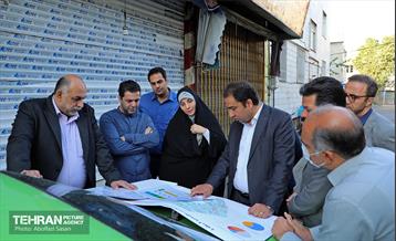 بازدید معاون هماهنگی و امور مناطق شهرداری تهران از منطقه ۸ 16