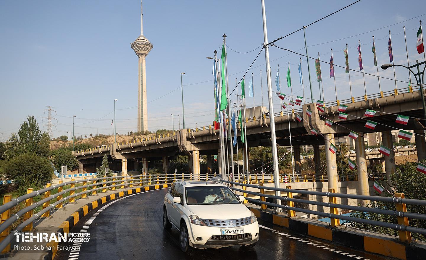 بهره‌برداری از دوربرگردان غیرهمسطح شمال به شمال بزرگراه چمران 7