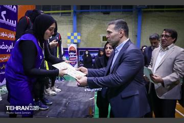 مسابقات بسکتبال بانوان شهر تهران 16