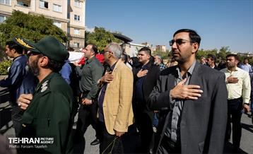 تشییع پیکر جانباز شهید سردار محمدحسین منصوری 18