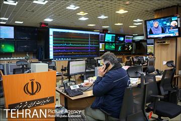 جلسه اضطراری سازمان مدیریت بحران شهر تهران جهت زلزله دماوند 8