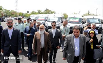 رونمایی از ۱۰۰ دستگاه اتوبوس ناوگان حمل و نقل عمومی شهر تهران 21