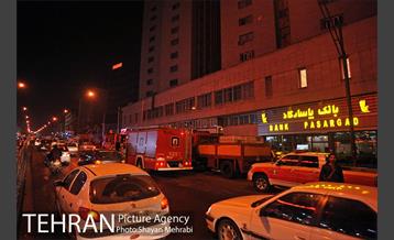 آتش سوزی در ساختمان برق حرارتی 35