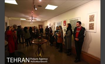 نمایشگاه گروهی نقاشی خط دو رکعت گریستن در آستین آسمان 9