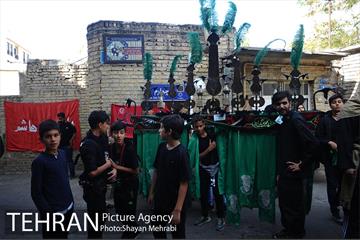حرکت نمادین کاروان اُسرای کربلا در ده ونک 31