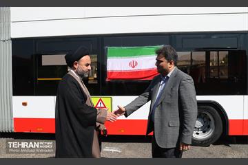 آیین بهره‌برداری از طرح نوسازی حمل و نقل عمومی تهران 19