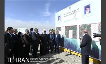 افتتاح پروژه1200 هکتاری کمربند سبز شهر تهران با حضور دکتر روحانی 4