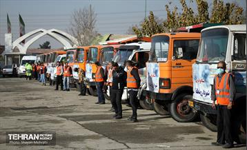 مانور برف روبی شهرداری منطقه 20