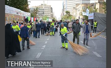 خدمات شهرداری تهران در مراسم 13 آبان 13