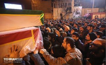 وداع با پیکر مطهر ۵ شهید حمله رژیم صهیونیستی 11