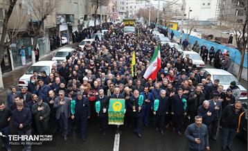 مراسم تشییع پیکر شهید مدافع حرم «حسین محمدی» 26