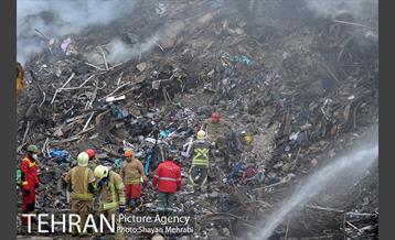 سومین روز عملیات امداد ونجات حادثه پلاسکو -3 14