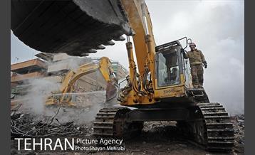 ششمین روز آواربرداری ساختمان پلاسکو -1 3