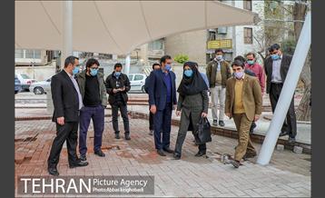 بازدید الهام فخاری از منطقه 9