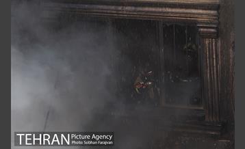 آتش سوزی پاساژ مهستان 17