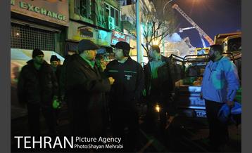 امداد رسانی شبانه در حادثه پلاسکو 35