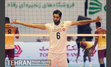 دیدار تیم های والیبال ایران و سریلانکا 1