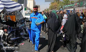 خدمات شهرداری تهران در راهپیمایی جاماندگان حسینی(ع) 9