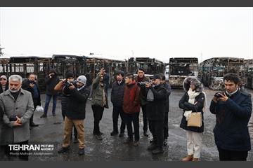 بازدید سفرا از تخریب اموال عمومی شهر 67