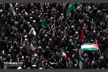دسته عزاداری دانشگاه امام صادق(ع) در ظهر عاشورا 19
