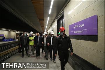 بازدید از ایستگاه مترو باقرخان 5