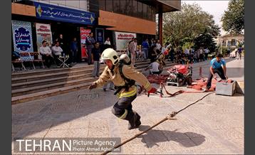 مسابقات عملیاتی ورزشی آتش نشانان تهران 3