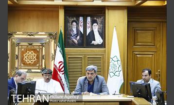 دیدار هیئت بلند پایه عمانی با شهردار تهران 14