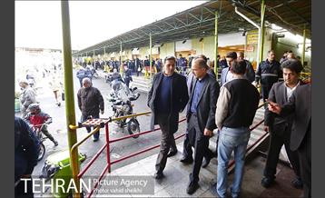 بازدید شهردار تهران از میدان میوه و تره بار ستارخان 18