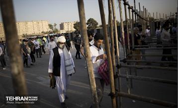 اقامه نماز عید فطر افغانستانی های اهل تسنن مقیم تهران 9